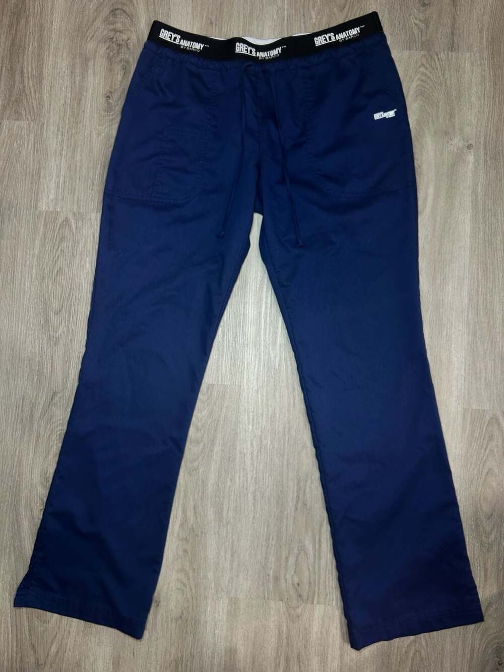 Women’s Grey's Anatomy Scrub Pants Navy Blue Size Medium C119